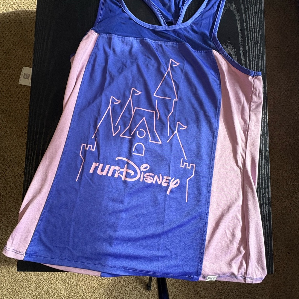 Disney Run Purple and Pink Tank Top